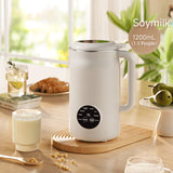 SELLEX™- 220V 1200ml Soybean Milk Machine Multifuntion Juicer Portable Blender Automatic Heat Home Soy Milk Maker Kitchen Gadgets