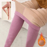 SELLEX™-Warm Cashmere Leggings Winter Solid Slim Pants Fashion Trousers For Women Clothing.