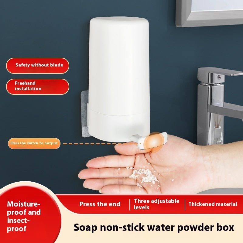 SELLEX™-Soap Grinder Dispenser Soap Box Wall Mounted Dry Organiser Box Soap Powder Grinding Box For Restaurant,Kitchen,Office, Gyms & Hotel.