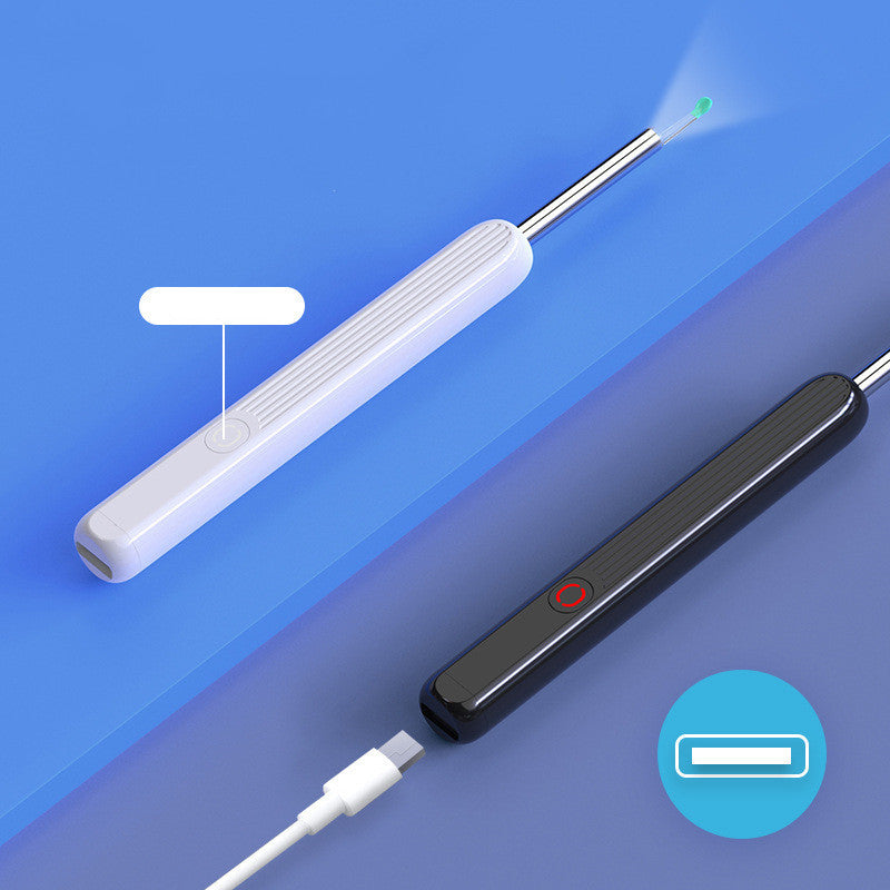 SELLEX™-NE3 Ear Cleaner Otoscope Ear Wax Removal Tool With Camera LED Light Wireless Ear Endoscope Ear Cleaning Kit For I-phone