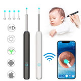 SELLEX™-NE3 Ear Cleaner Otoscope Ear Wax Removal Tool With Camera LED Light Wireless Ear Endoscope Ear Cleaning Kit For I-phone