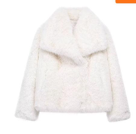 SELLEX™-Winter Plush Coat Fashion Thicken Lapel Outwear Casual Long Sleeve Tops For Women.