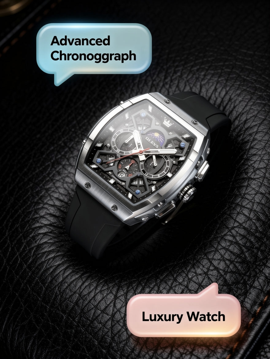 A luxury moon phase watch designed to impress on every occasion, Perfect for gifts