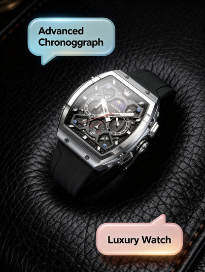 A luxury moon phase watch designed to impress on every occasion, Perfect for gifts