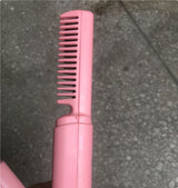 Professional Wireless Hair Straightener Curler Comb Fast Heating Negative Ion Straightening Curling Brush Hair Styling.