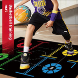 SELLEX™-Basketball Training Mat Indoor Step Positioning Step Point Control Ball Step Mat Indoor Ball Control Training Dribbling Drill Thickening.