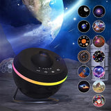 SELLEX™-Dynamic Meteor 13 In 1 Ultra Clear Galaxy Projector Lamp Rotary Space Ball Planetarium LED Projector  Lights.