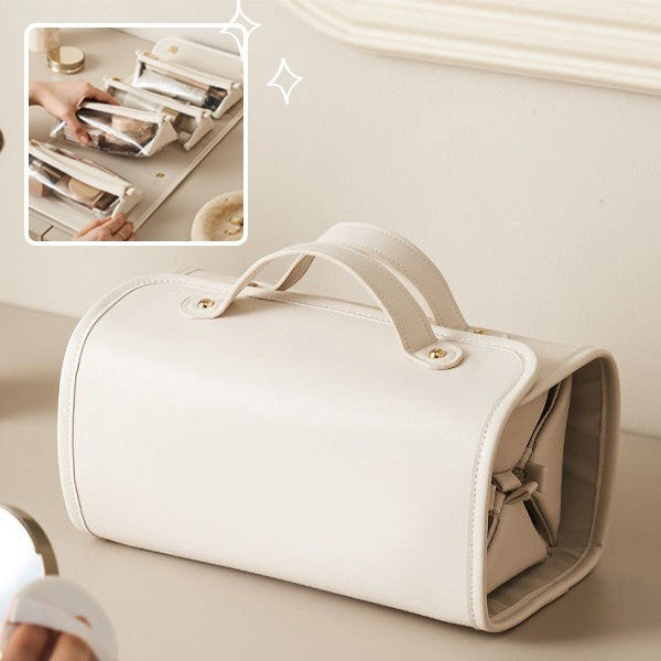 SELLEX™-New Folding Cosmetic Bag Large Capacity Portable Handbag Waterproof Travel Storage Washing Bag For Women.