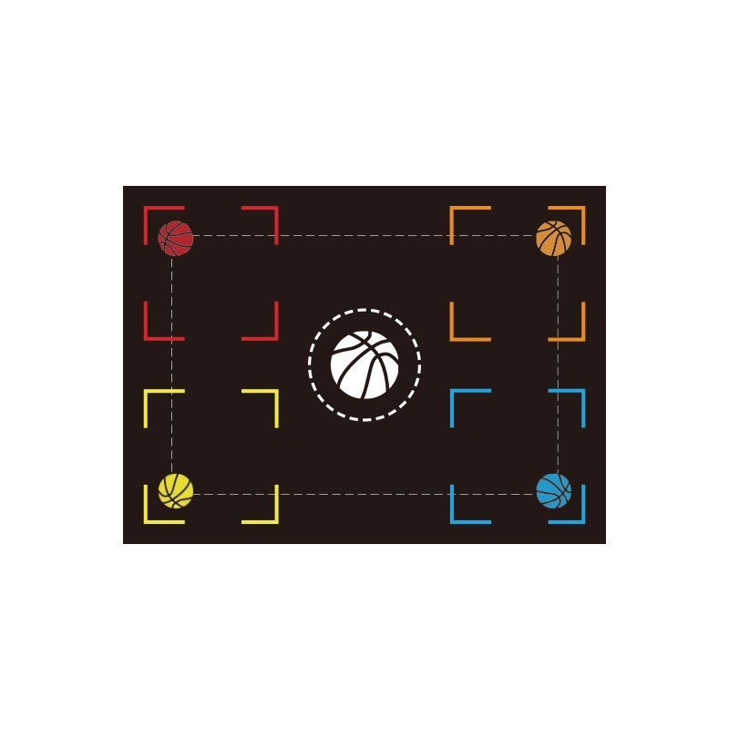 SELLEX™-Basketball Training Mat Indoor Step Positioning Step Point Control Ball Step Mat Indoor Ball Control Training Dribbling Drill Thickening.